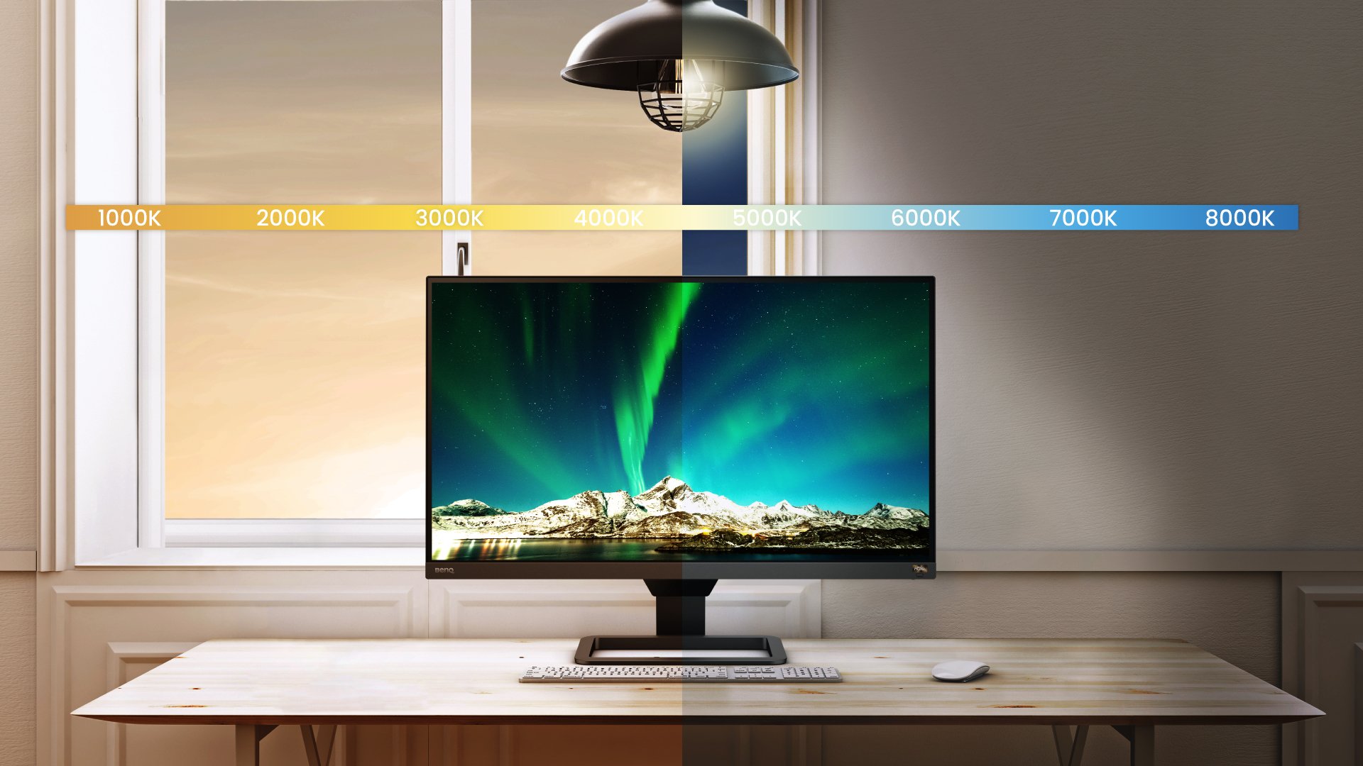 brightness intelligence plus adjusts display brightness and color temperature for your most comfortable viewing experience