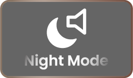 Night mode: gives lowered voices more clarity for quiet viewing at night