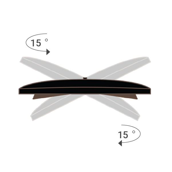 benq ew2880u swivel left/right: 15˚/ 15˚