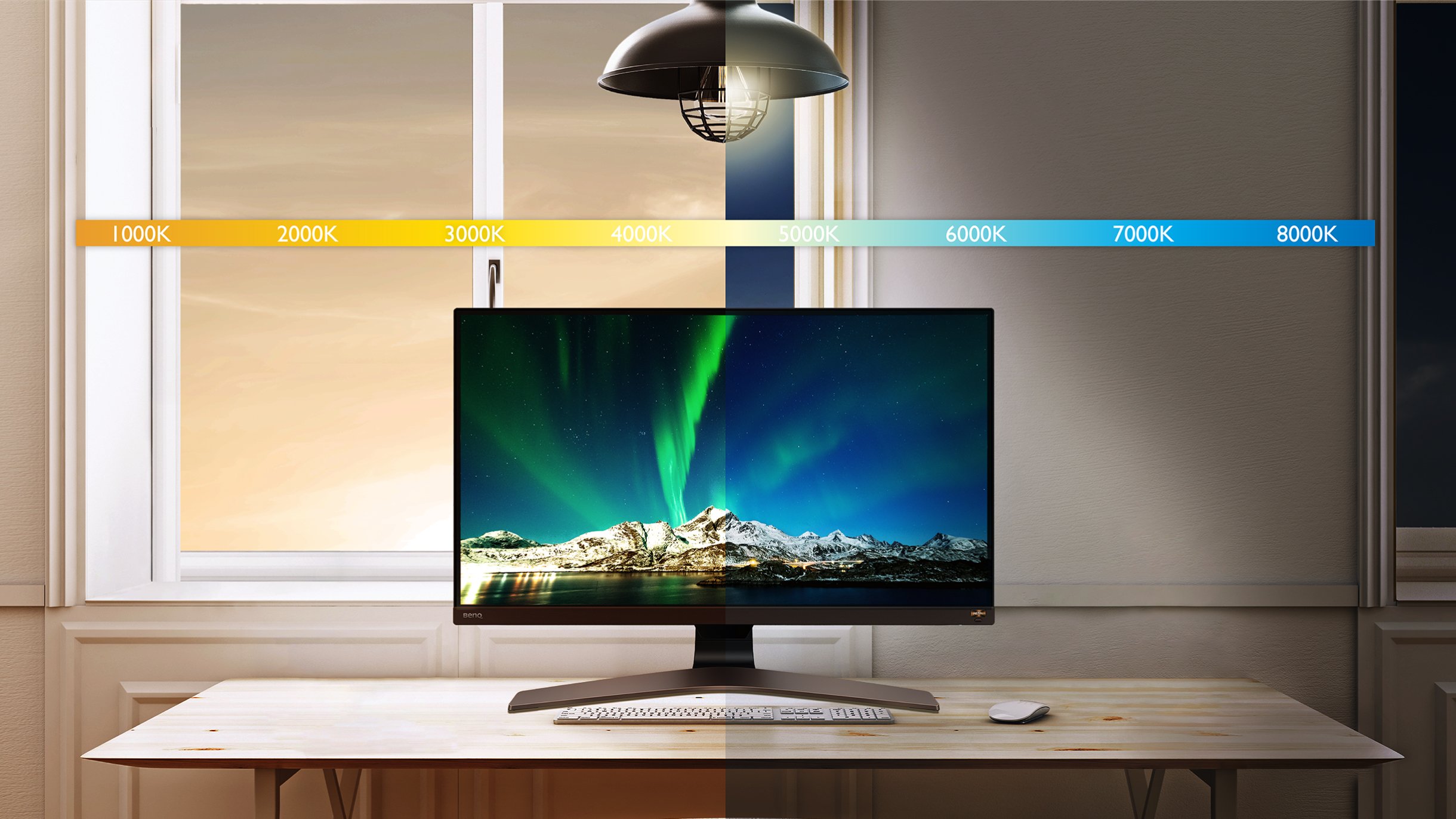 Brightness Intelligence Plus adjusts display brightness and colour temperature for your most comfortable viewing experience