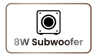 benq ew3880r 8W Subwoofer: adds more depth, dimension, and power to audio 