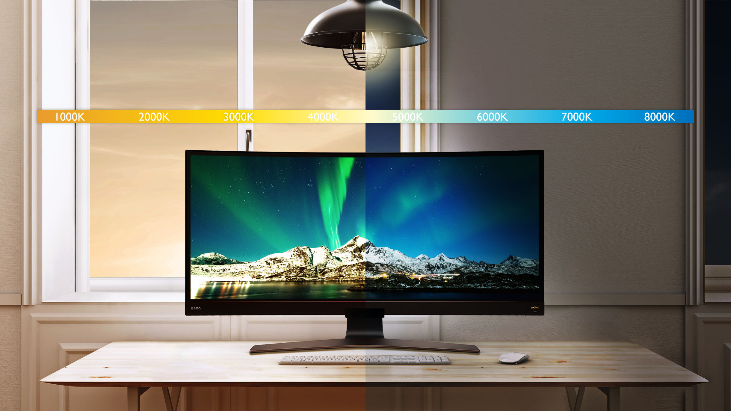 Brightness Intelligence Plus adjusts display brightness and colour temperature for your most comfortable viewing experience