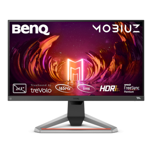 EX2510S | 24,5 col MOBIUZ 165 Hz, FHD raiškos, 1 ms žaidimų monitorius su IPS technologija