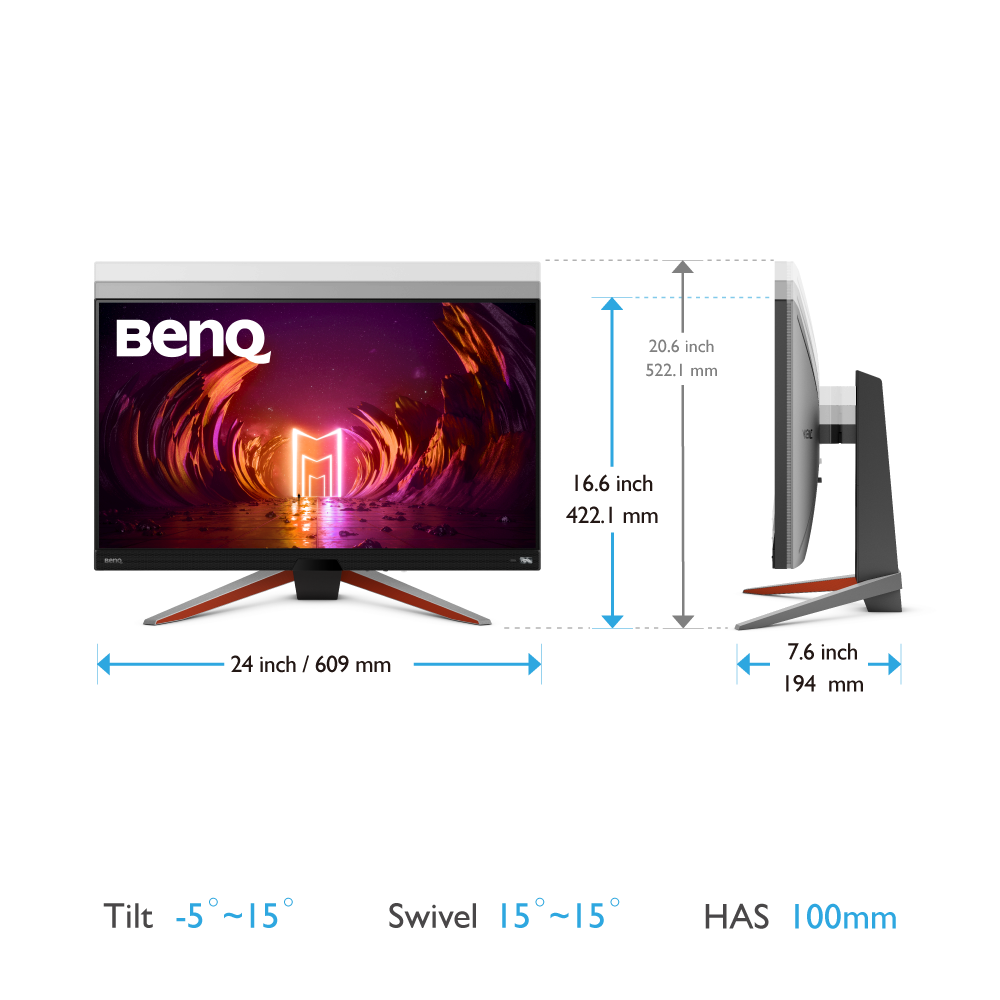 BenQ 27 LED - MOBIUZ EX270QM - Ecran PC - Garantie 3 ans LDLC