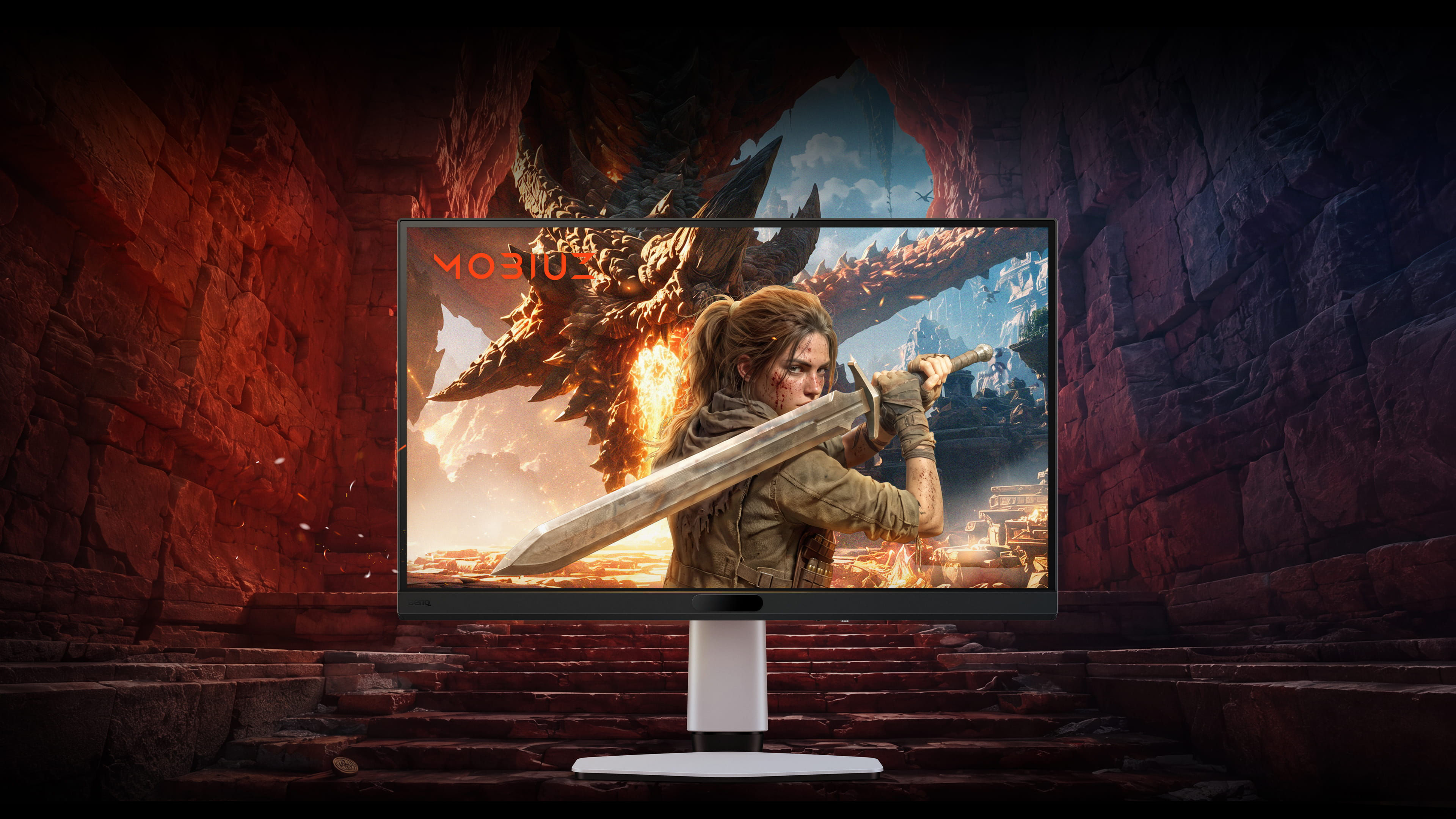 沉浸於 BenQ MOBIUZ EX271QM 帶來的震撼遊戲視覺體驗。MOBIUZ 專業色彩調校搭配 260Hz 高更新率，呈現無與倫比的畫面精準度與細膩質感，讓遊戲中的每一處細節都清晰耀眼。