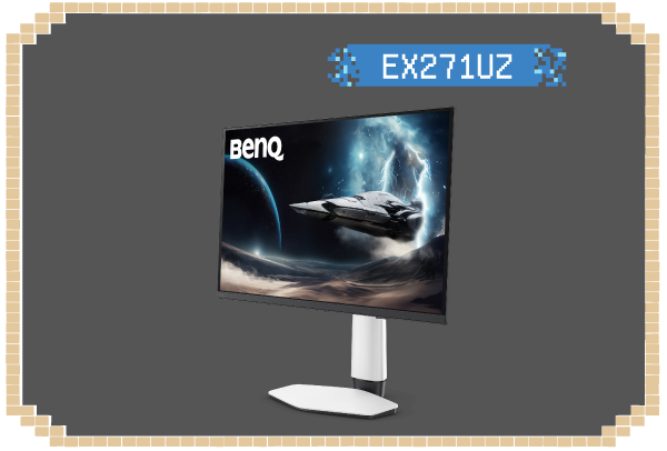 27 吋 4K QD-OLED 遊戲護眼螢幕 EX271UZ
