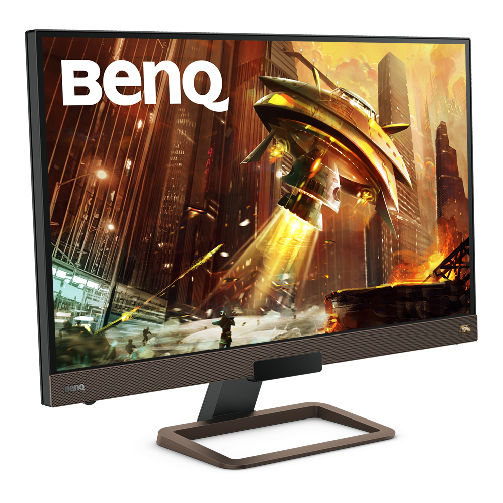 EX2780Q 144Hz gaming monitor w/HDRi and integrated speakers for 2.1 channel sound