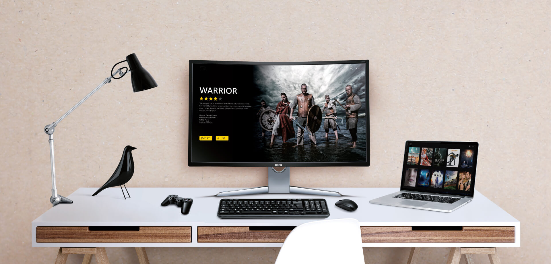 EX3200R Video Enjoyment Monitor with Curved Design | BenQ 한국