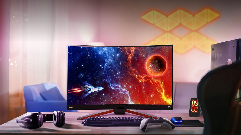 BenQ MOBIUZ EX3210R Monitor Curvo Gaming (32 pollici, 2K, 165 Hz, 1ms, HDR  400, FreeSync Premium Pro, telecomando, 144 Hz compatibile) : .it:  Informatica