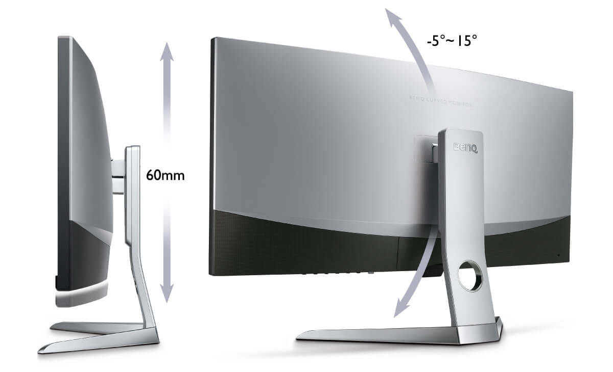 Monitor curvo para el entretenimiento BenQ EX3501R HDR Ultrawide de 35  pulgadas