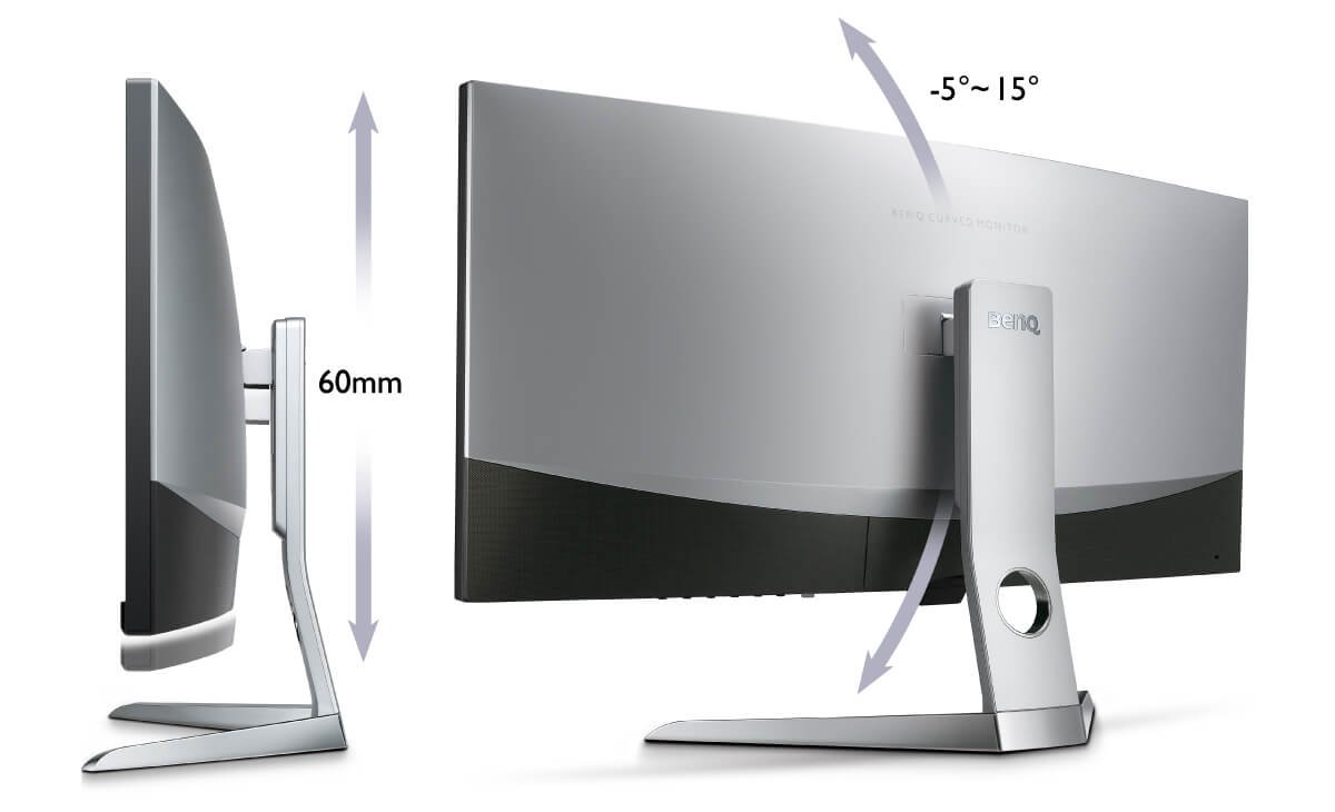 EX3501R Gaming Monitors feature Height Adjustment Stand