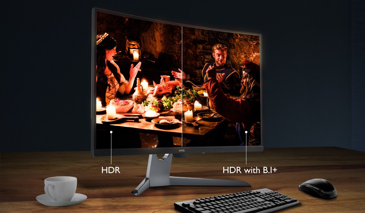 EX3501R Gaming Monitors feature HDR and B.I Technology