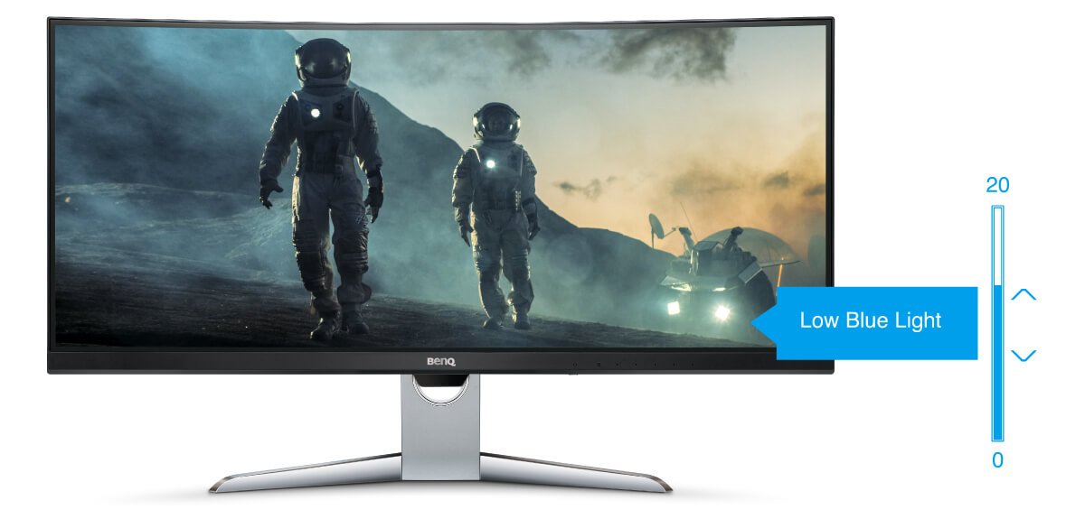 EX3501R Monitors with low blue light technology