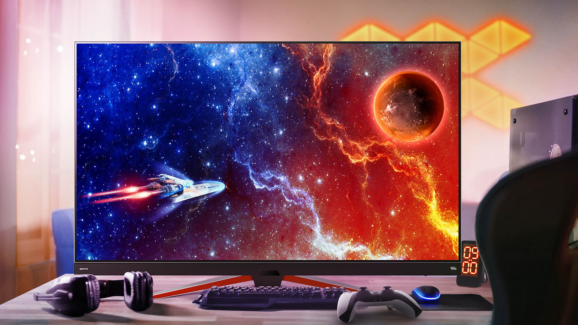 Die OLED-Monitore von BenQ verfügen über die Off-RS-Compensation JB Wartung, Orbit-Funktion, um die Abnutzung zu reduzieren, die Lebensdauer zu verlängern und vor dem Einbrennen zu schützen. Die Eye-Care-Technologie von BenQ schützt die Augen des Spielers vor Schäden bei langen Spielsessions.