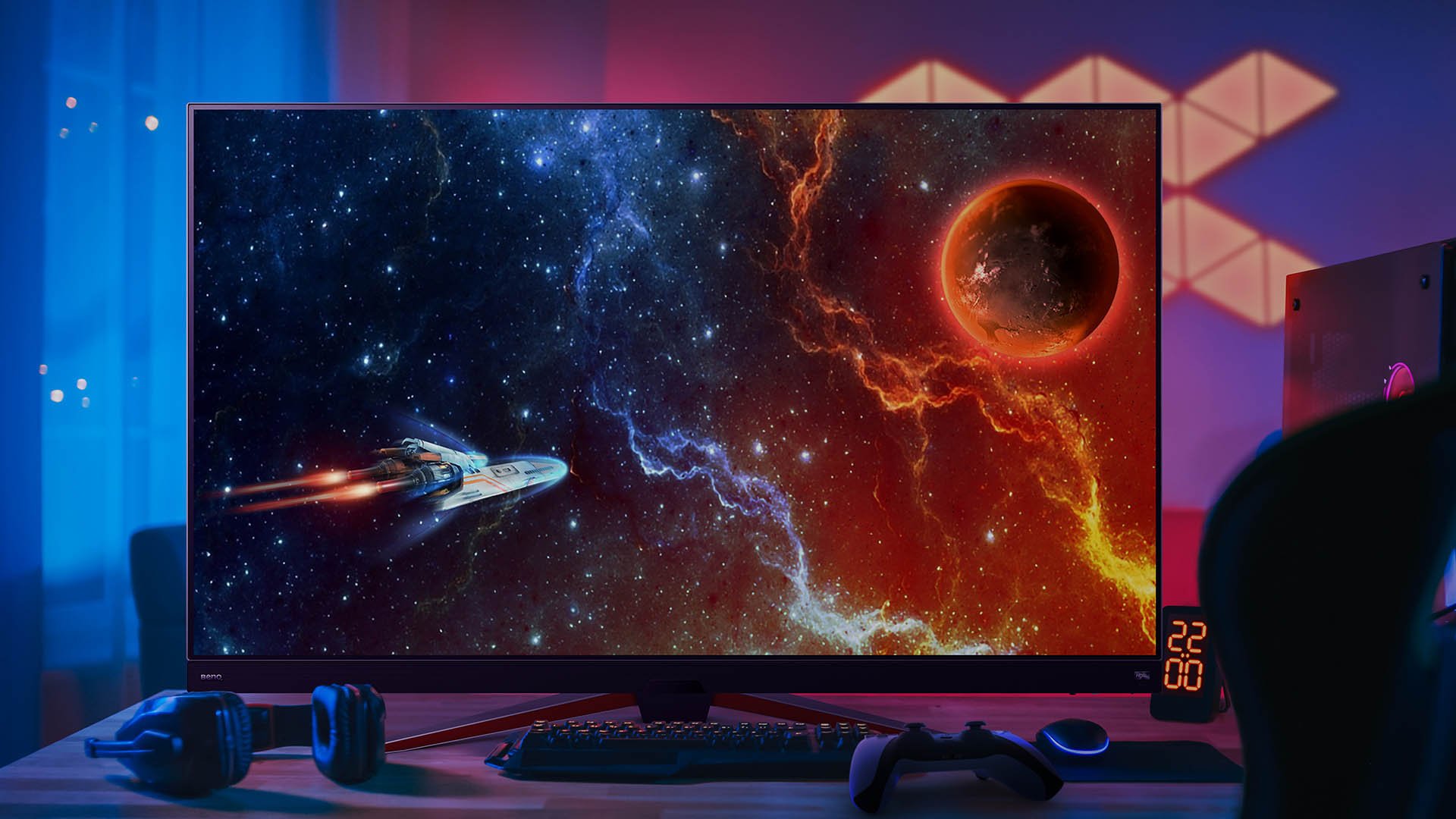 BenQ OLED monitors have Off-RS compensation JB maintenance Orbit feature to reduce wear and tear to help extend their lifespan and protect against burn-in BenQ Eye-Care technology protects gamer’s eyes from damage during lengthy play sessions