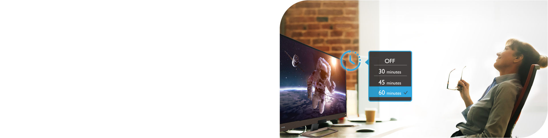 Eye Reminder uses an infrared sensor to detect your screen time and suggest periodic breaks.