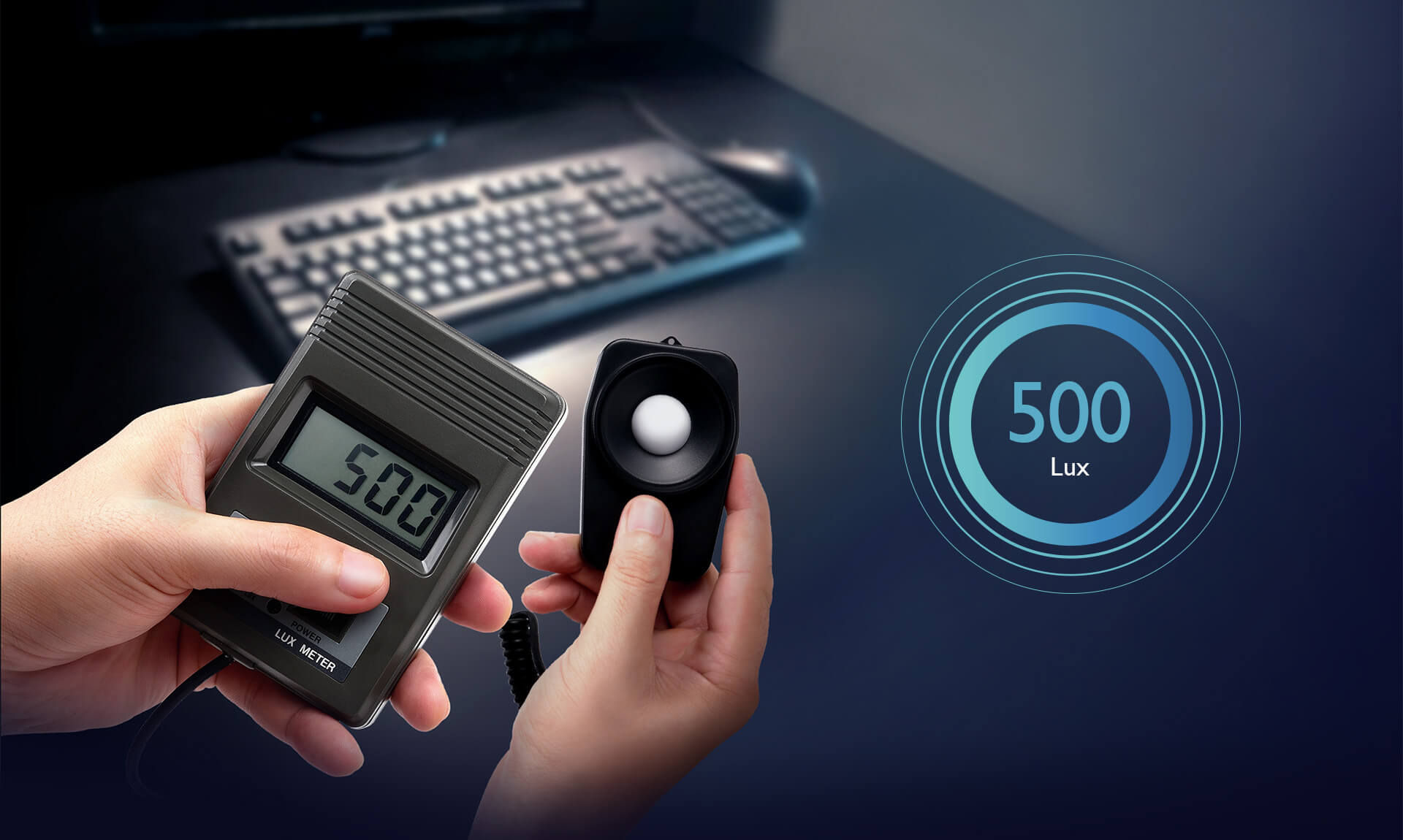 Computer monitor lamp