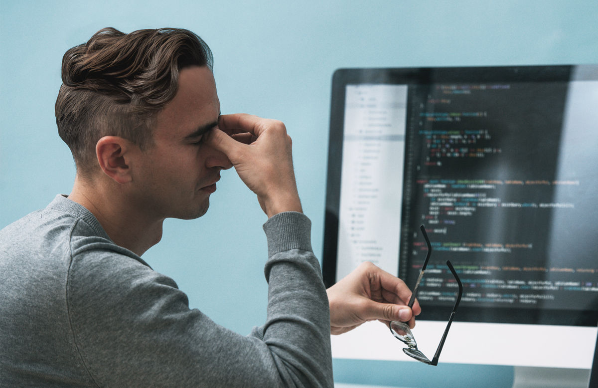 長時間用眼不適 