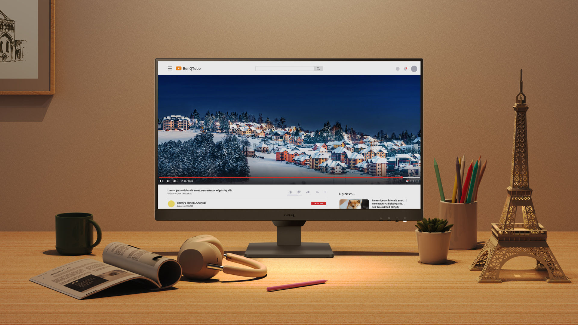 Монитор BenQ GW2790 с технологией защиты зрения BenQ EyeCare. BenQ