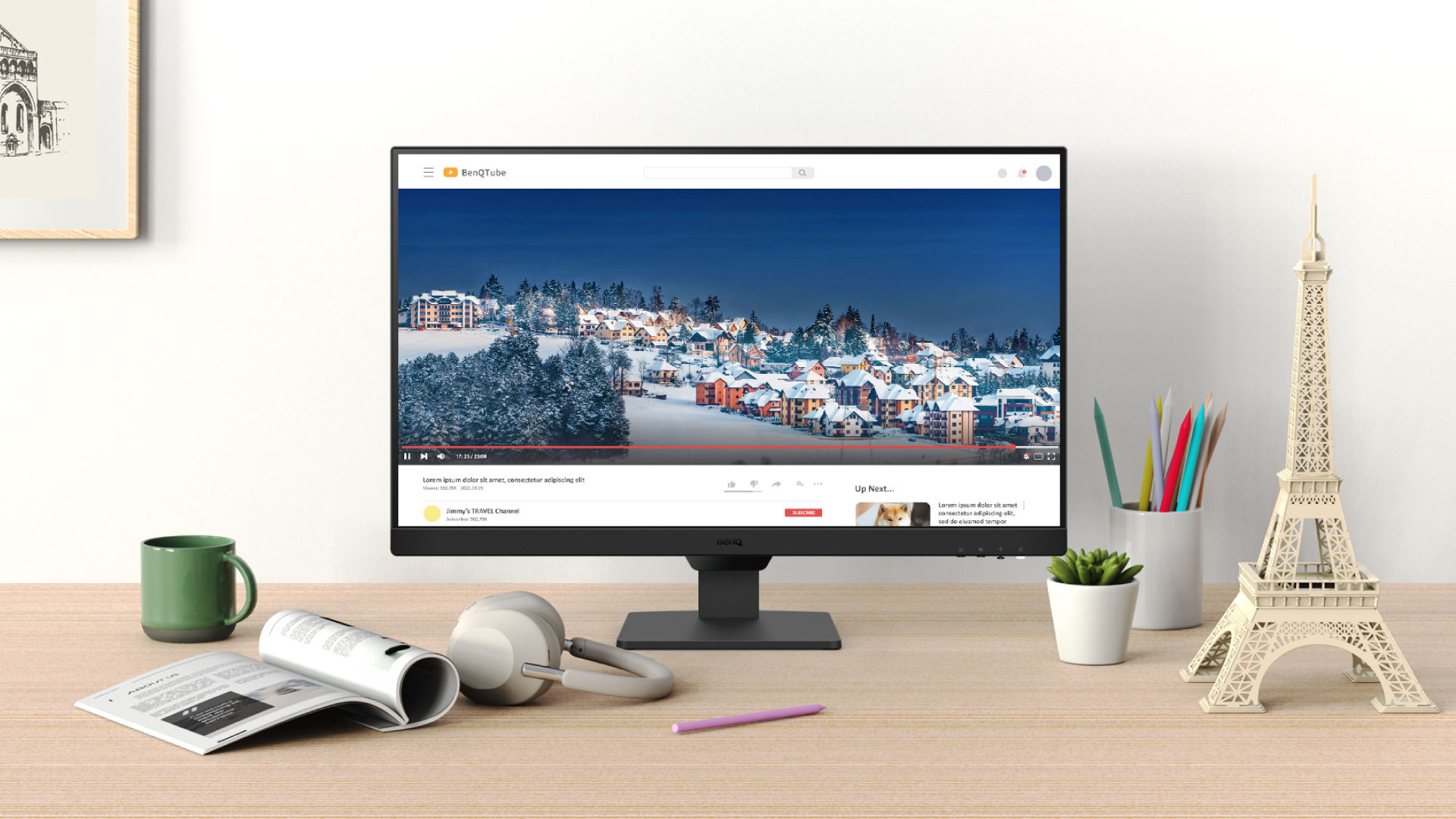 Монитор BenQ GW2790 с технологией защиты зрения BenQ EyeCare. BenQ