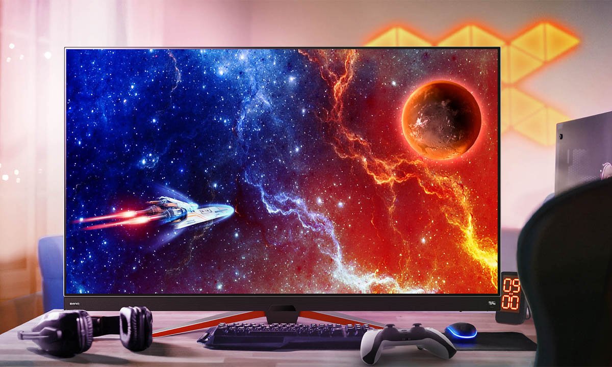 BenQ OLED monitors have features to extend their lifespan and protect against burn-in and to protect gamer's eyes
