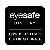 Global safety authority TÜV Rheinland certifies GW2485TC’s Flicker-Free and Low Blue Light as truly friendly to the human eye. EyeSafe certification ensures that the display reduces blue light while maintaining vivid color. 