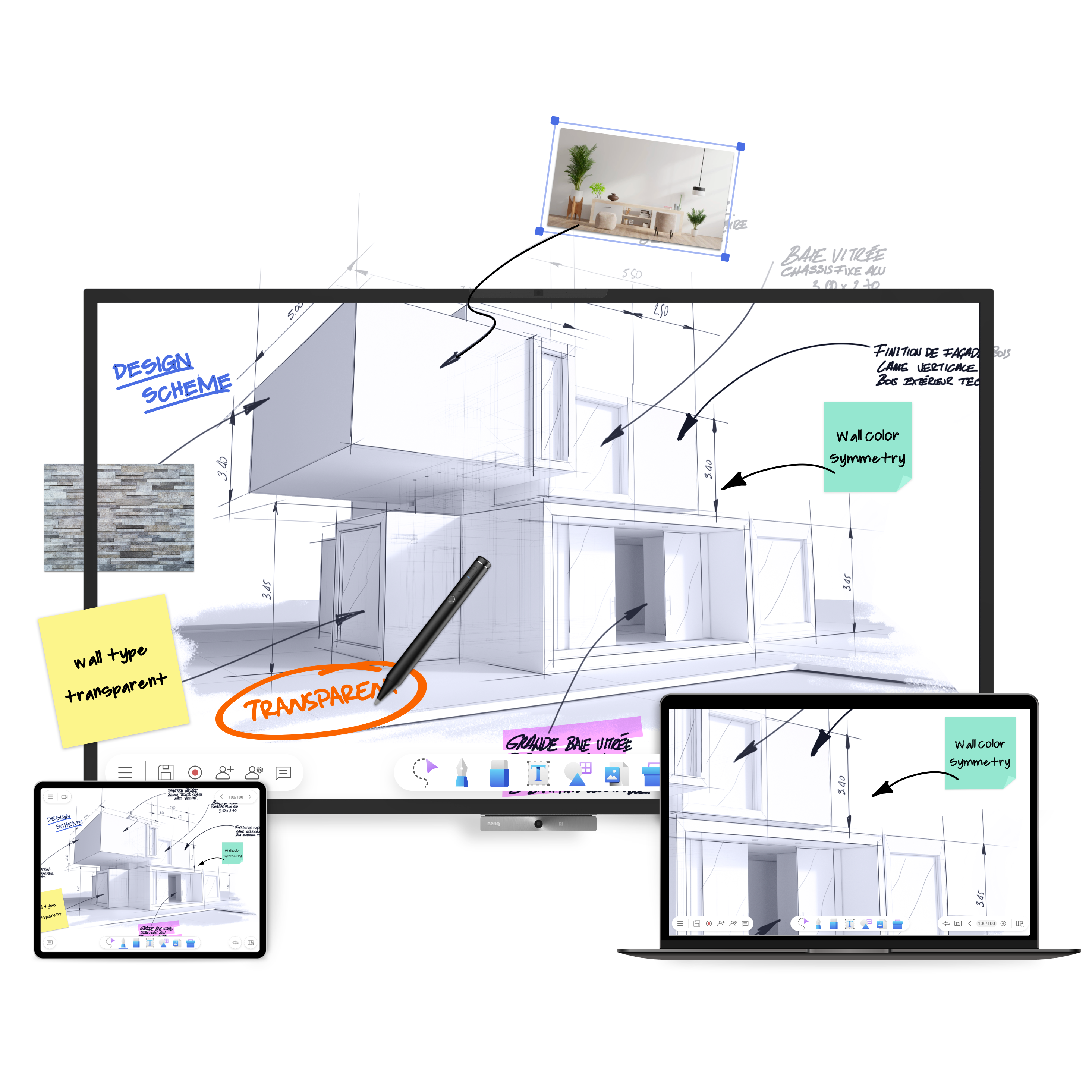 Interactive displays for business