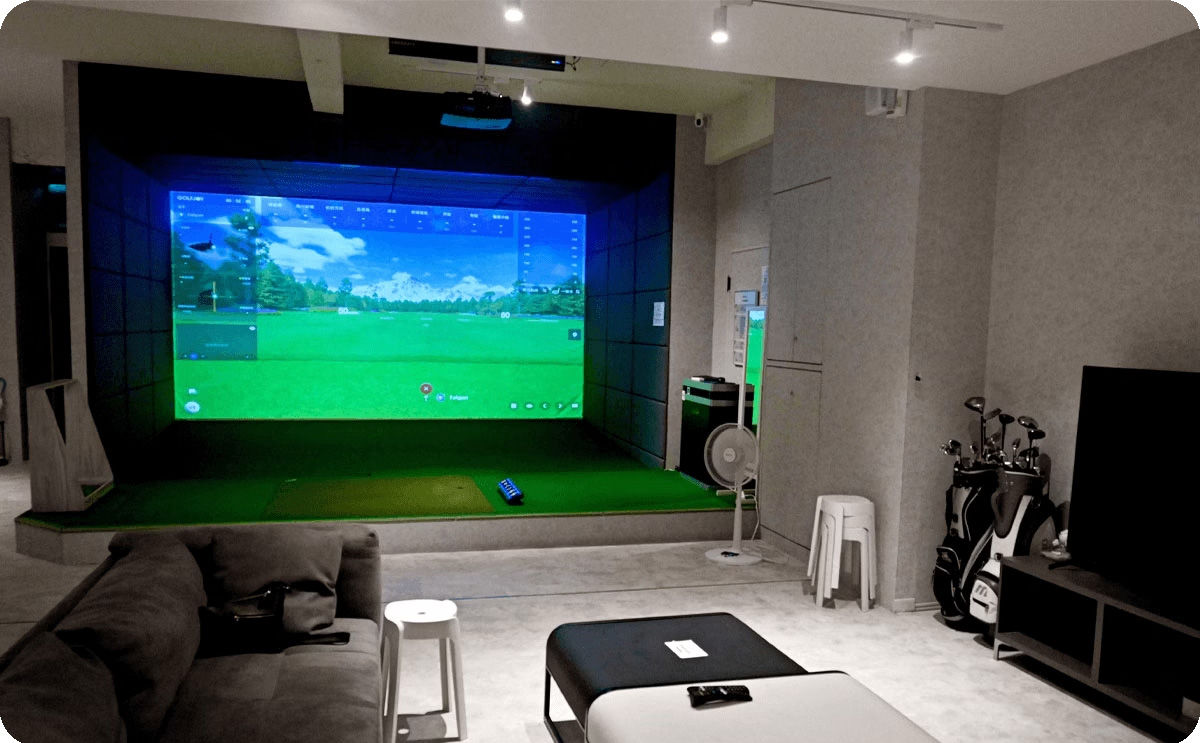Falgon Golf 攜手 BenQ 短焦投影機，打造室內高爾夫最佳沉浸式體驗