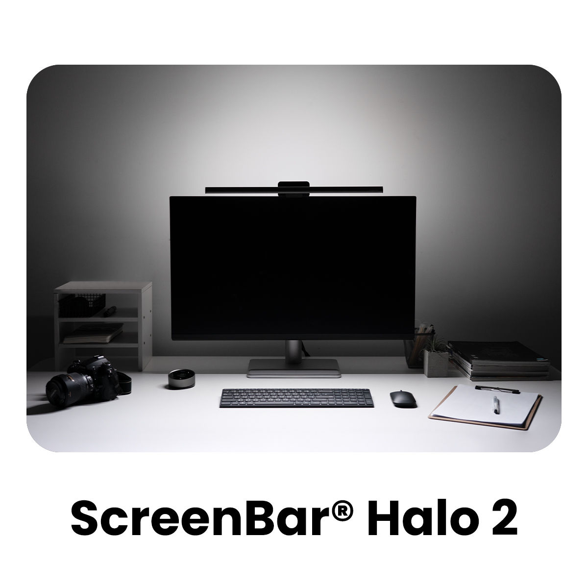 iScreenBarはiMacデスクトップ向けのモニターライトです。
