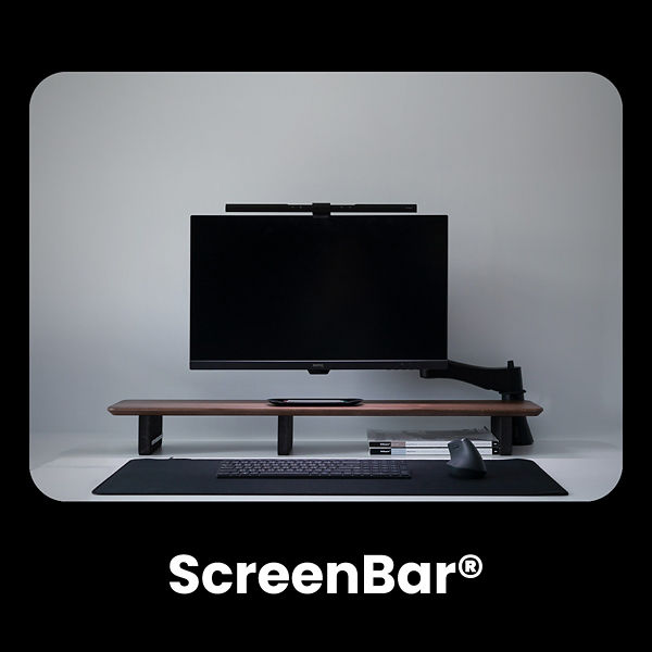 Curved Monitor Light Bar for Dark Room | BenQ ScreenBar Halo 2