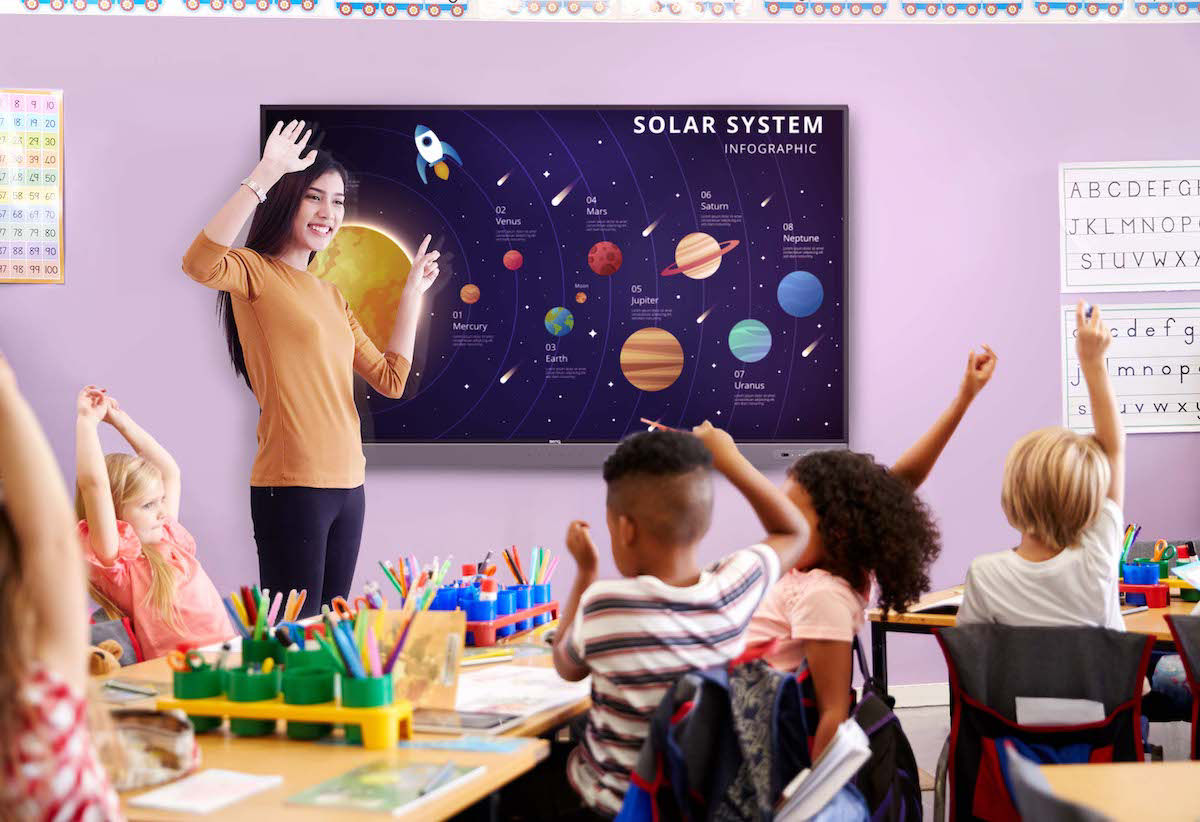 Five Ways to Engage Students from K to 12 with Interactive Touch Screen