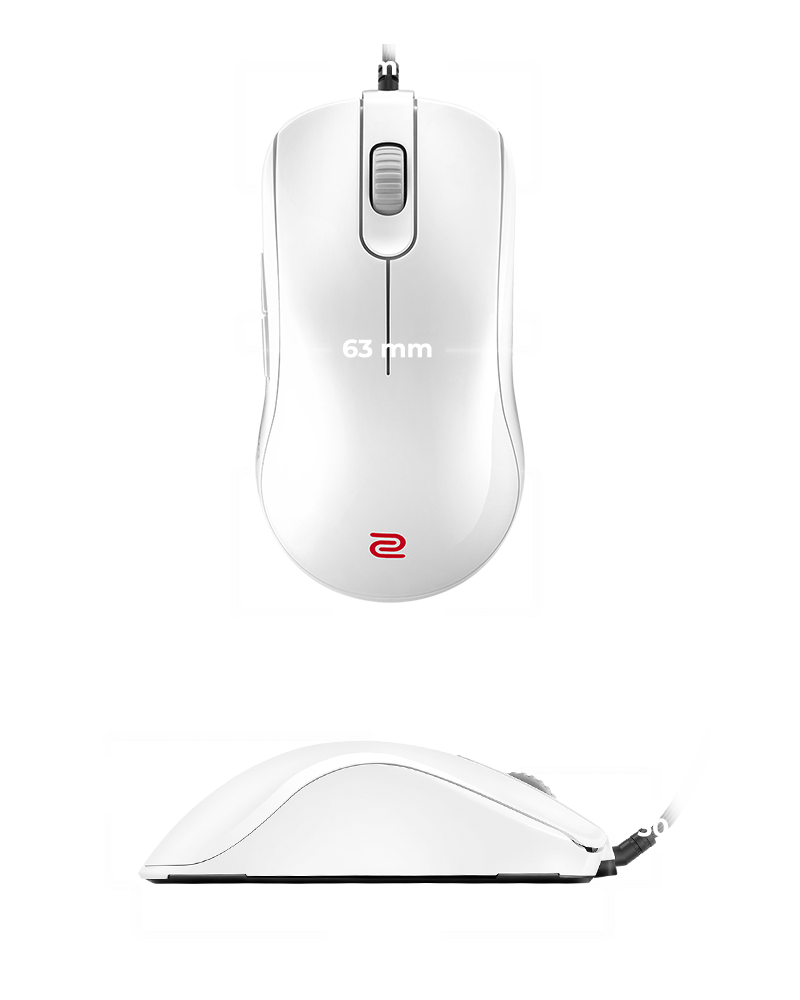 ZOWIE FK2-B WHITE V2 Symmetrical eSports Gaming Mouse | ZOWIE Japan