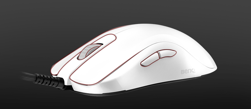 ZOWIE FK1-B WHITE V2 Symmetrical eSports Gaming Mouse | ZOWIE Japan