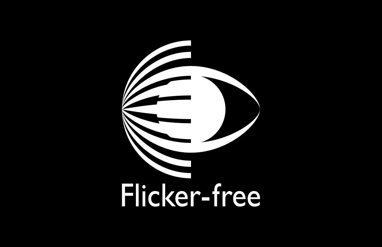 BenQ PD2506Q with Flicker-Free™ eliminates screen flickers found in traditional LCD monitors during extended viewing.