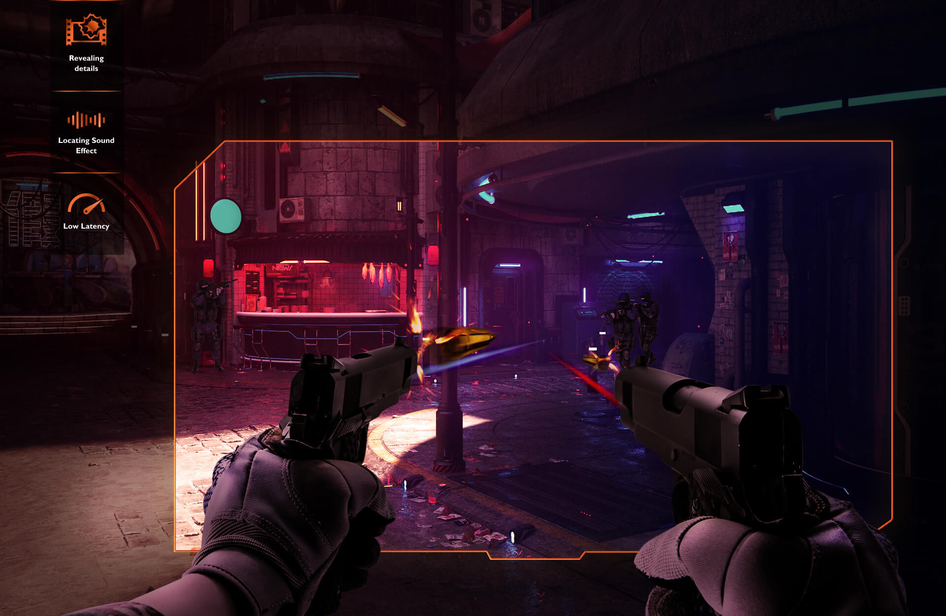 BenQ X1300i FPS Mode Marks Nearby Threats