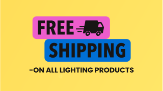 free shipping on lighting