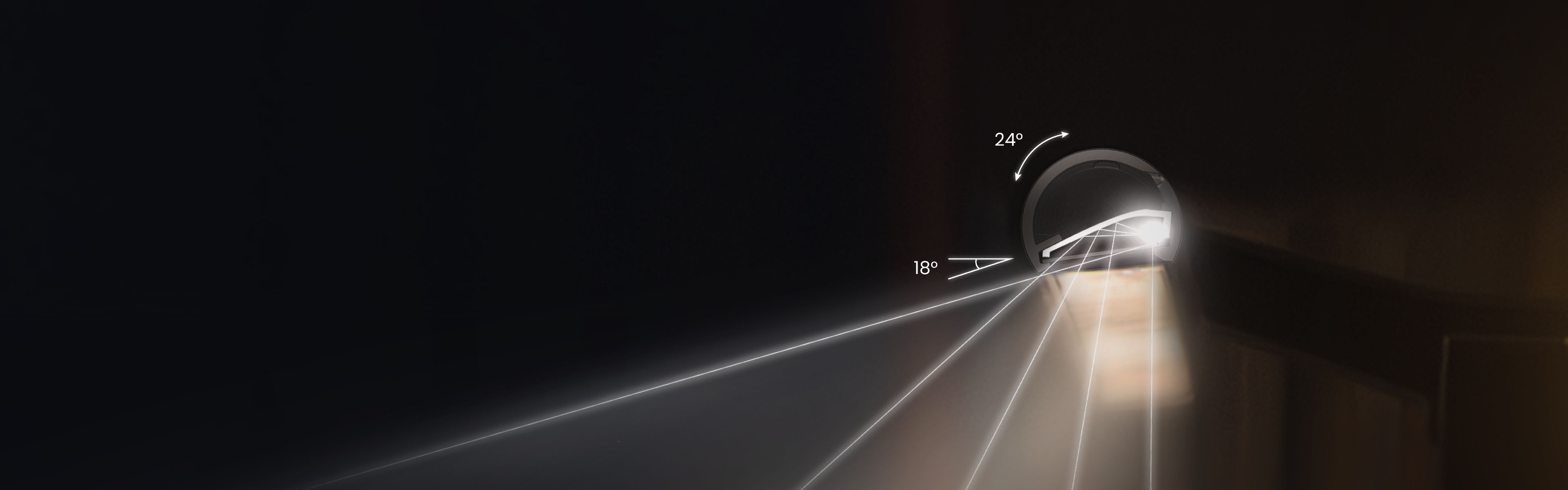 BenQ ScreenBar Halo 2 monitor light bar features an 8-section reflector, 12 precision lenses, and an 18° cut-off angle to eliminate glare at the source, reducing reflections and eye strain for lasting comfort.