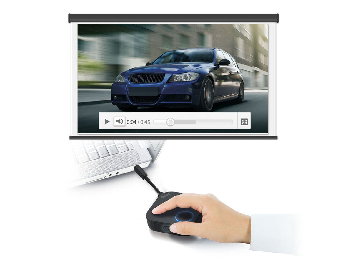 BenQ WDC10HC Vysoce výkonné bezdrátové připojení umožňující sdílení Full HD videí
