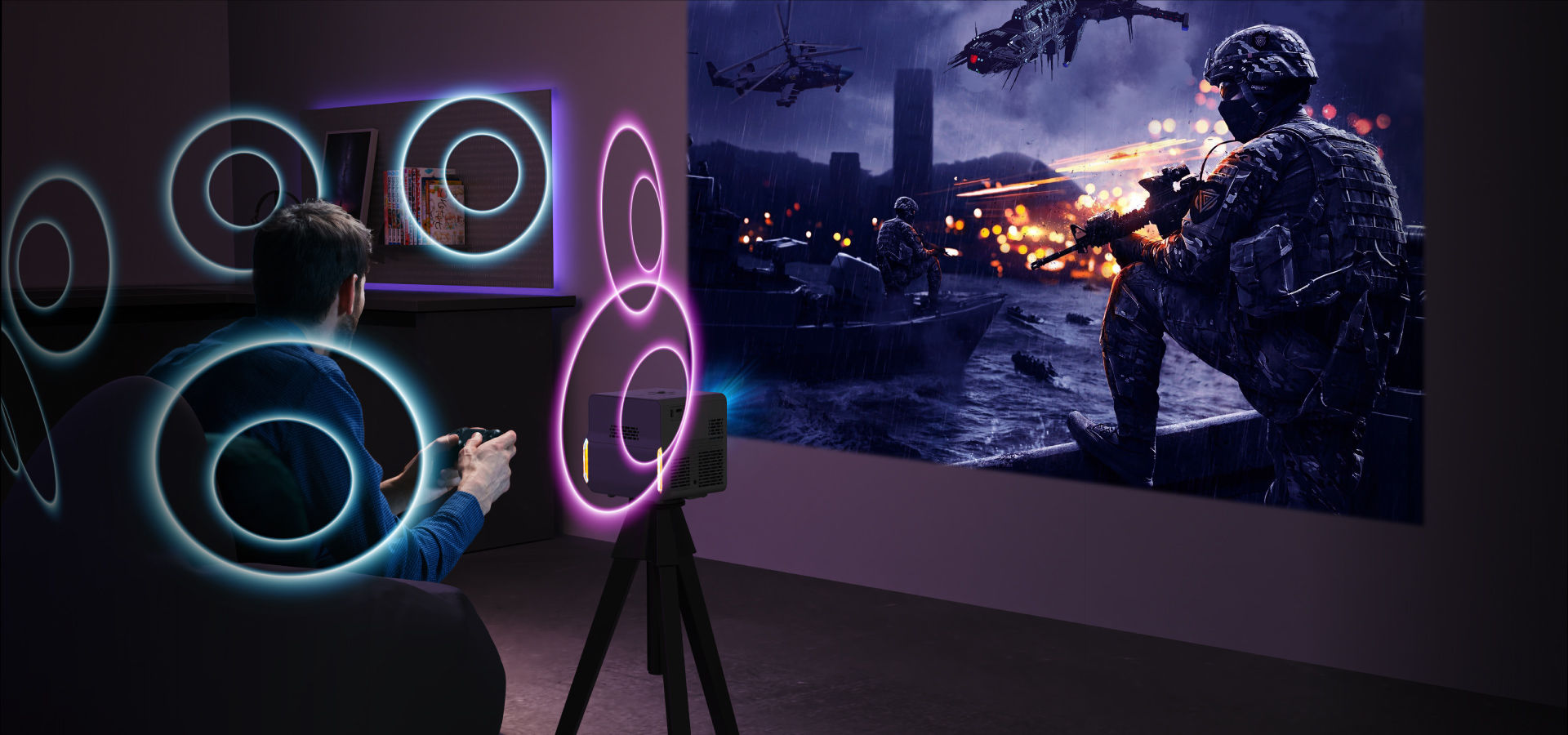 BenQ Gaming Projector Precision spatial projection and accurate stereo definition