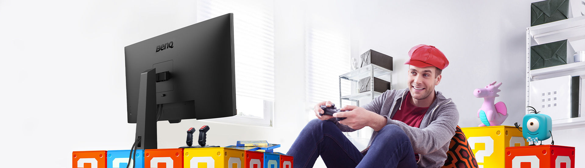 EW2880U HDR monitor with Game HDRi, and Racing mode on providing better image quality and gaming enjoyment