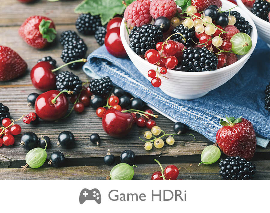 BenQ Game HDRi mode retains more detail