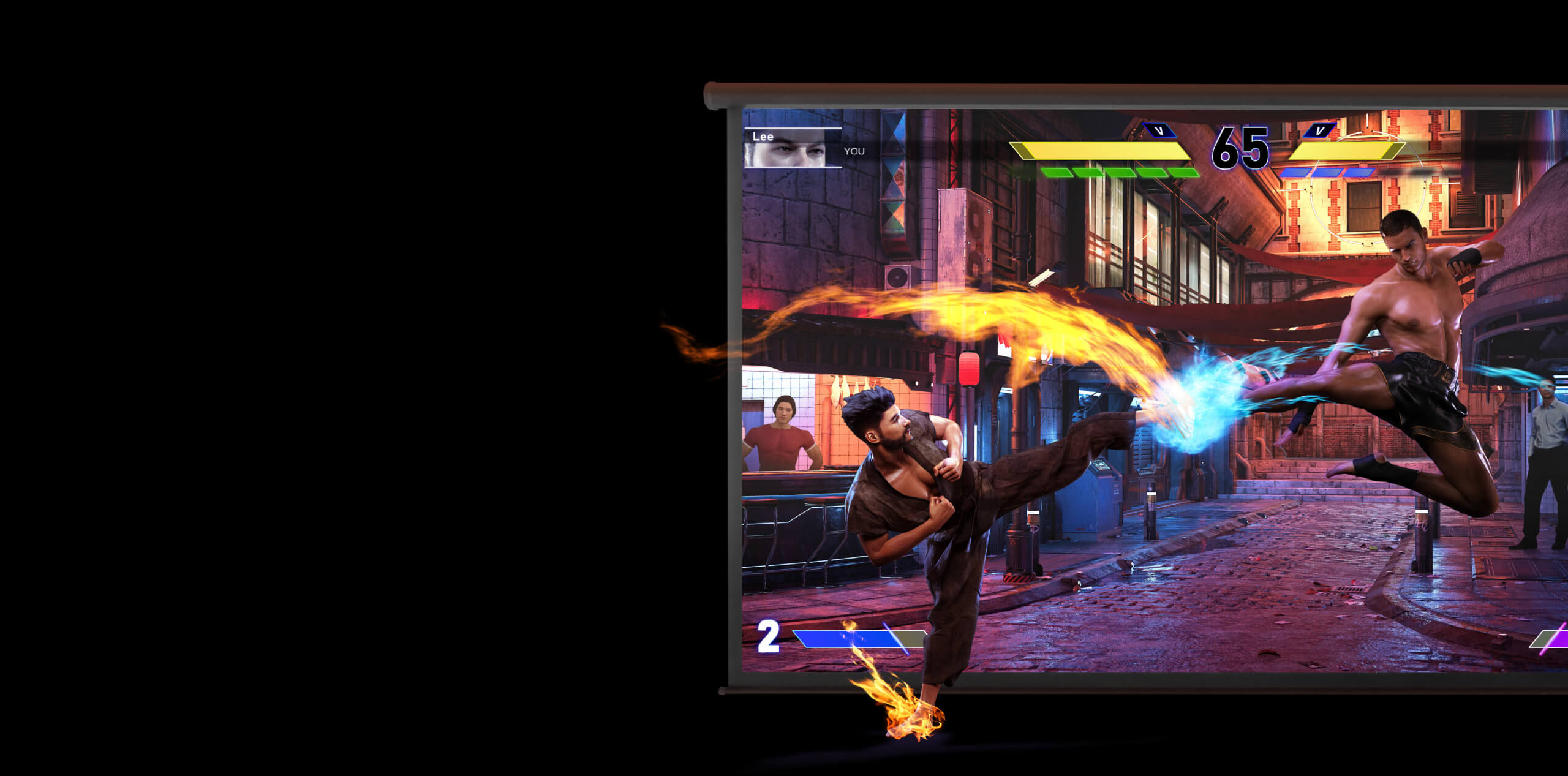 BenQ Gaming Beamer mit niedrigem Input Lag und ultraschneller GtG-Reaktion sorgen für ein verzögerungsfreies Spielerlebnis.