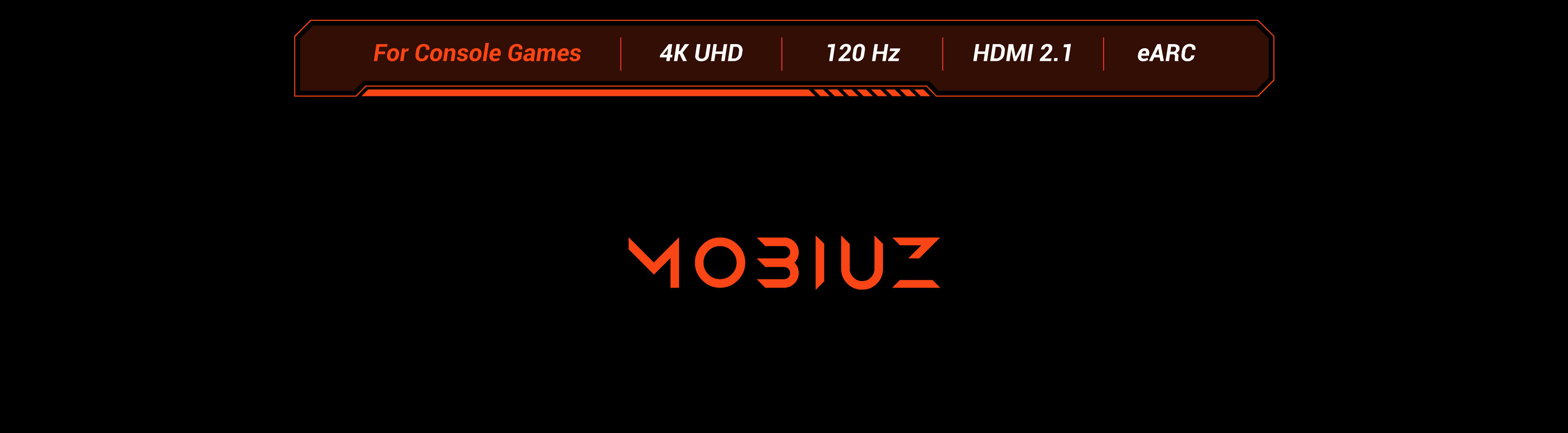 BenQ MOBIUZ EX321UX is equipped with built-in eARC supporting up to 7.1 channels