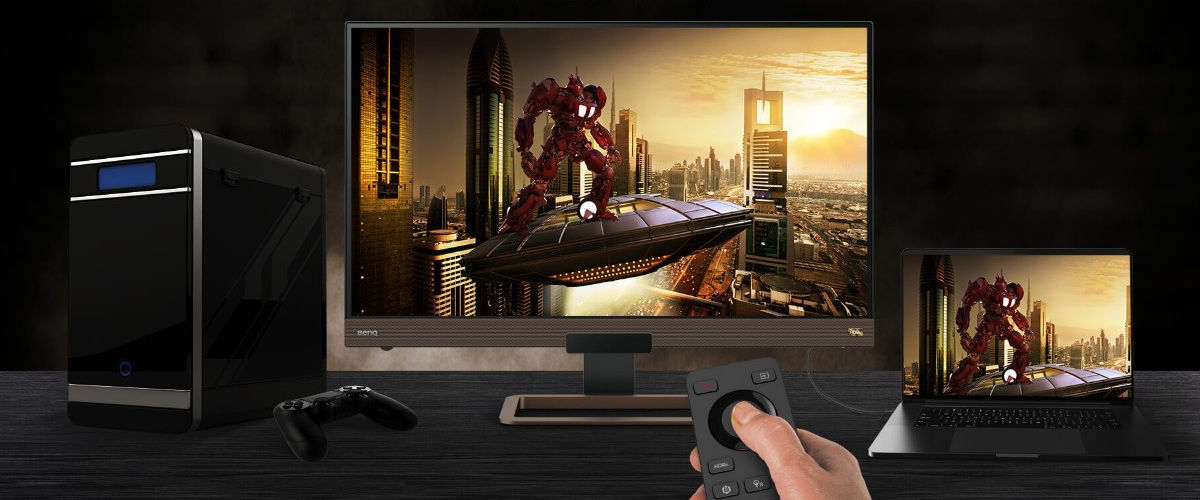 Remote controls make gaming monitors more convenient with less interruptions. 