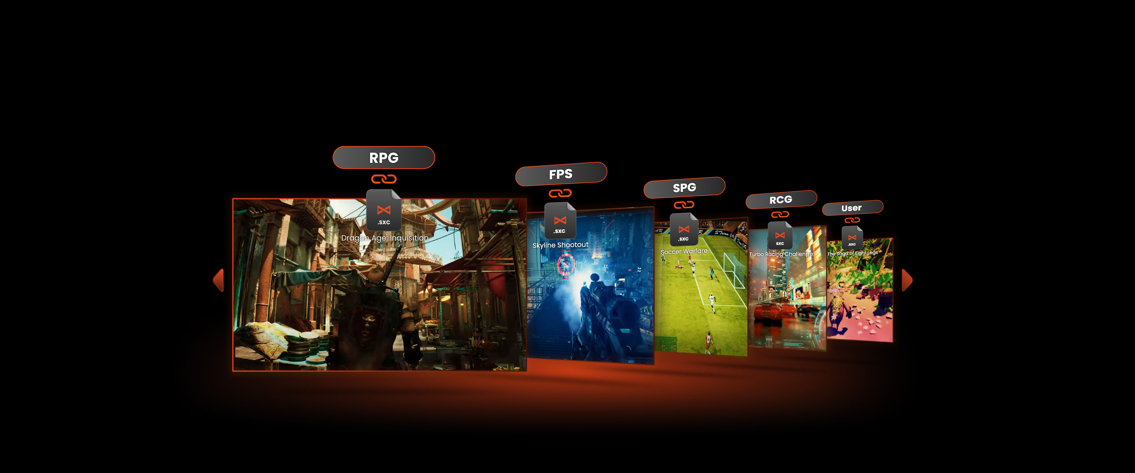 SettingXChange can manage settings for multiple favorite games simultaneously