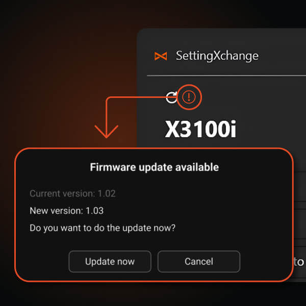 Automatically check for the latest projector firmware and install updates