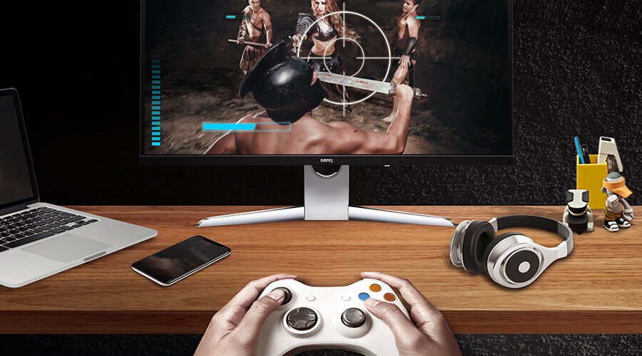 BenQ gamer monitor termékoldal, 4K, QHD , ívelt, HDR, 1ms