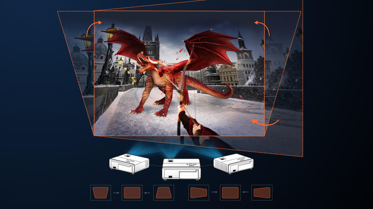 TK700 | 4K HDR 16ms Gaming Projector for Detail Dark Scenes | BenQ