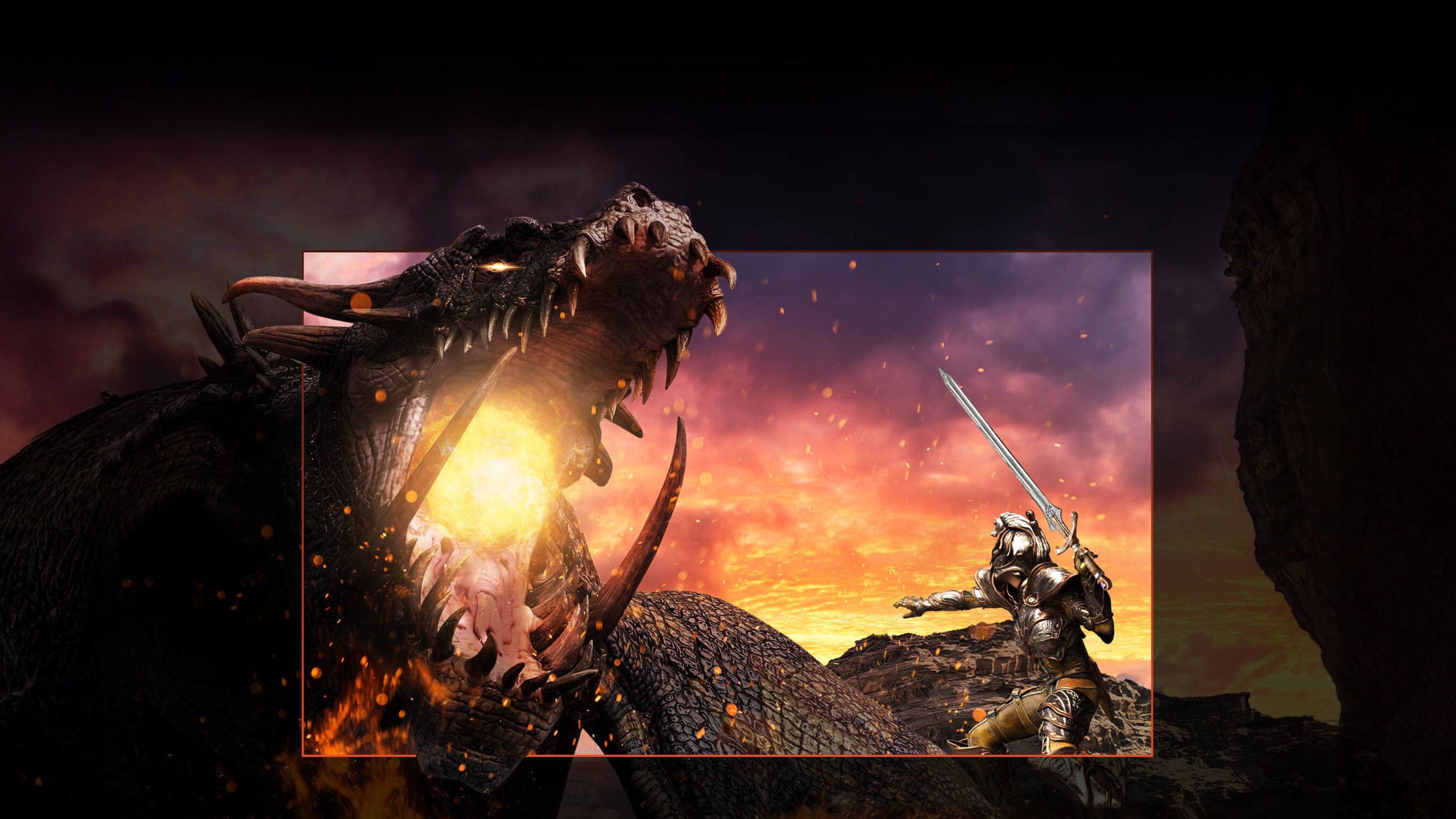 Crisp, hyper-realistic detail with vivid 4K resolution, delivering lifelike visuals for immersive gaming experiences better than traditional TVs.