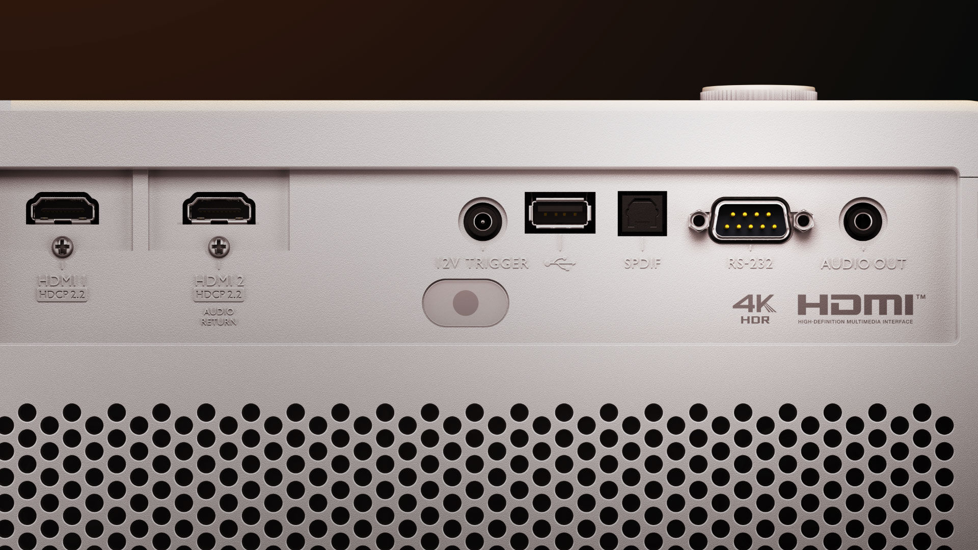 BenQ X3100i În plus, sistemul eARC permite redarea audio pe 7.1 canale și Dolby Atmos, transmițând semnale nealterate de rezoluție completă către sistemul de sunet prin intermediul unui singur cablu HDMI.